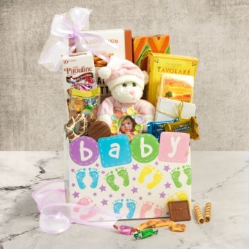 new mom basket (baby boy) - Petal Pusher