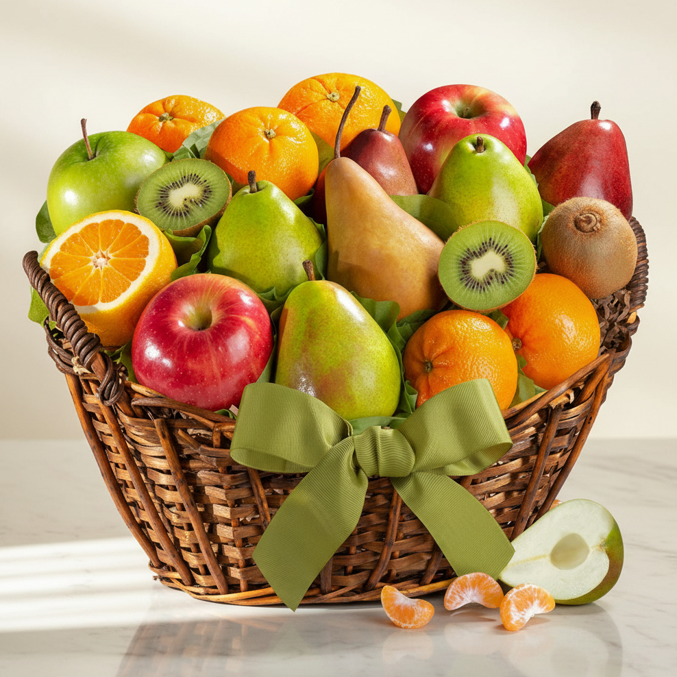Large Fresh Fruit Gift Basket