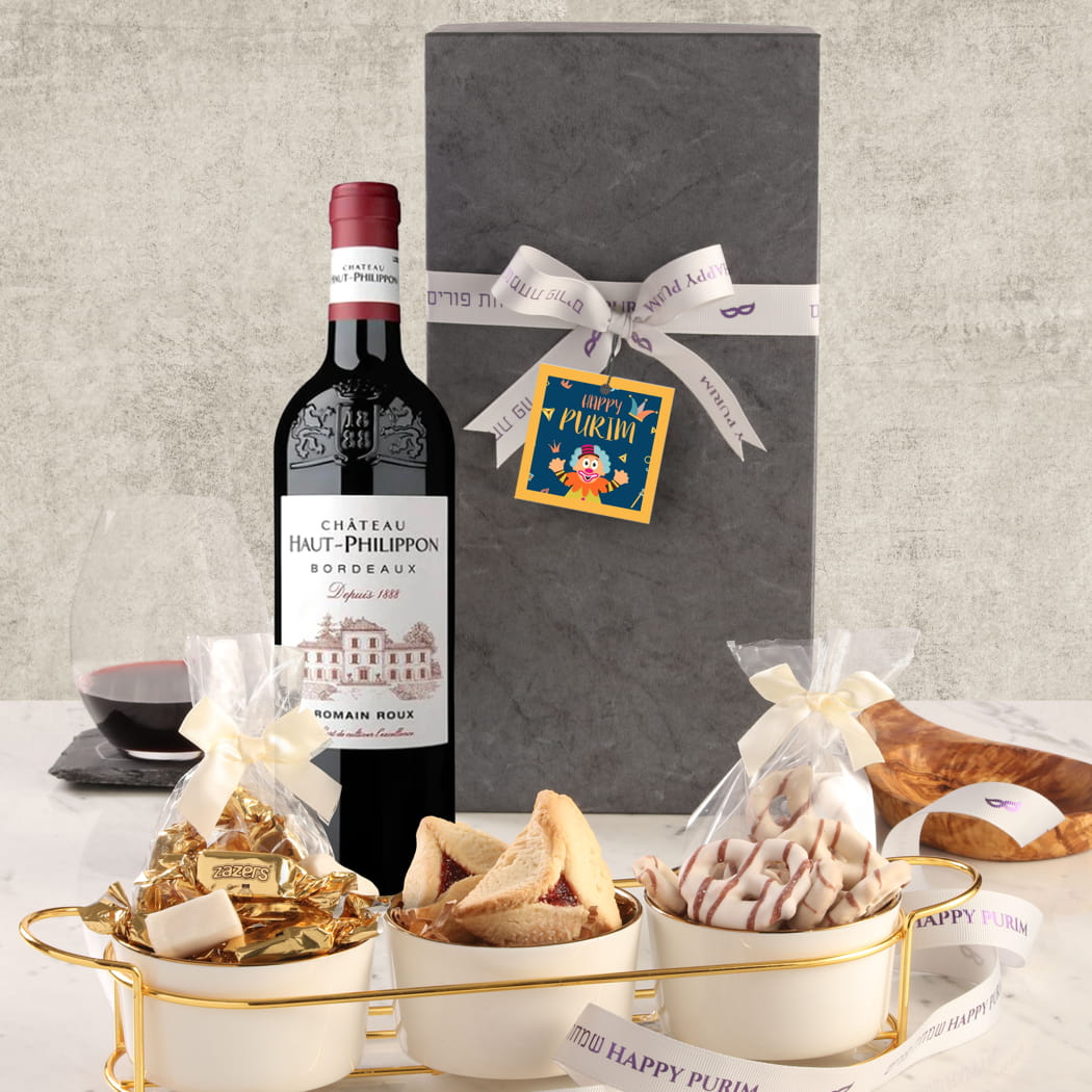 >3 Sectional Duet Purim Gift Box