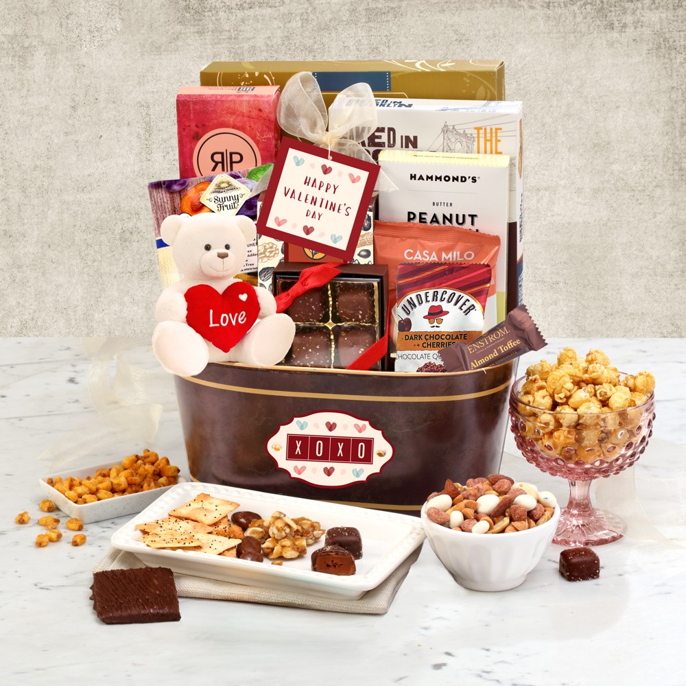 >Be Mine Delights Gift Basket