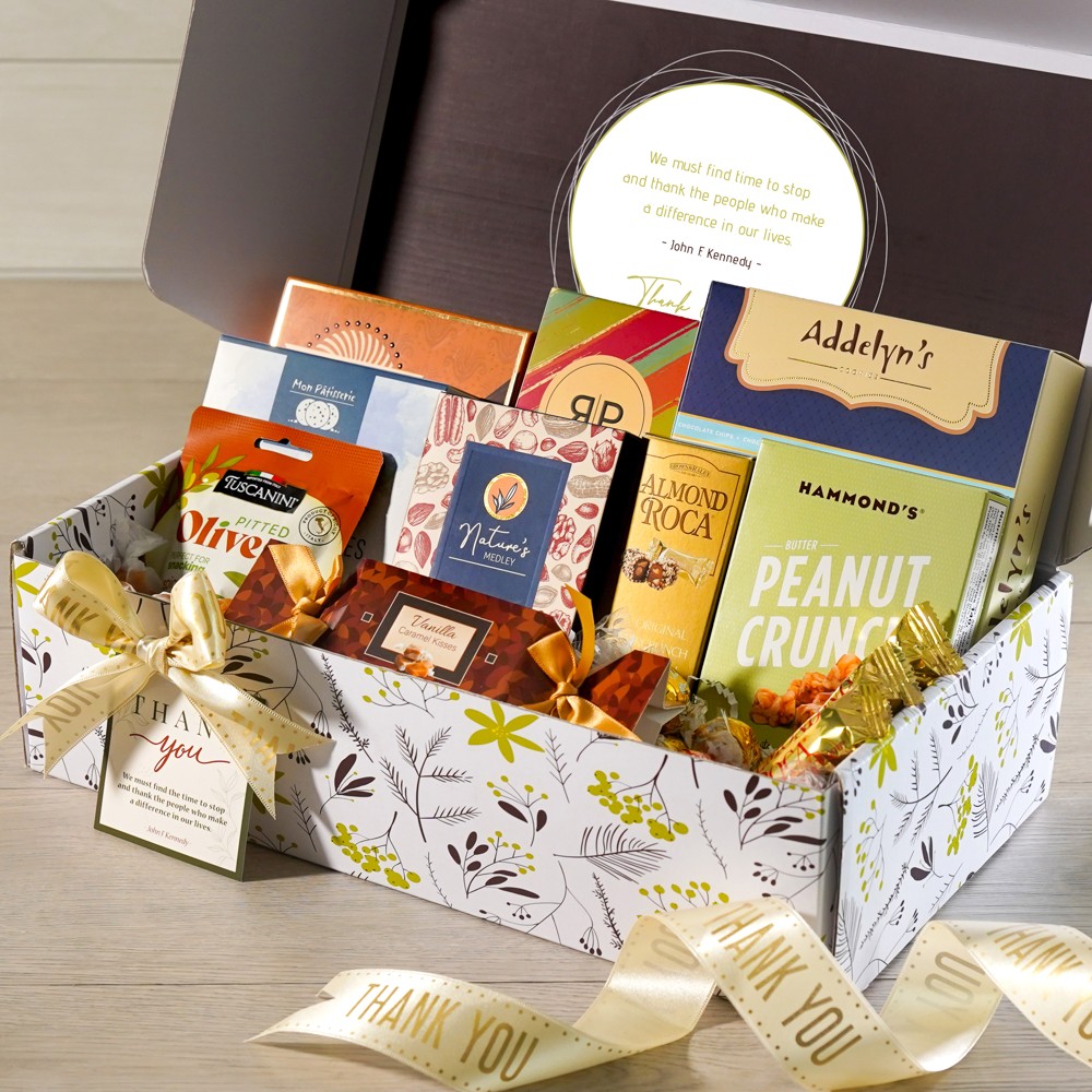 >Deluxe Gourmet Thank You Gift Box