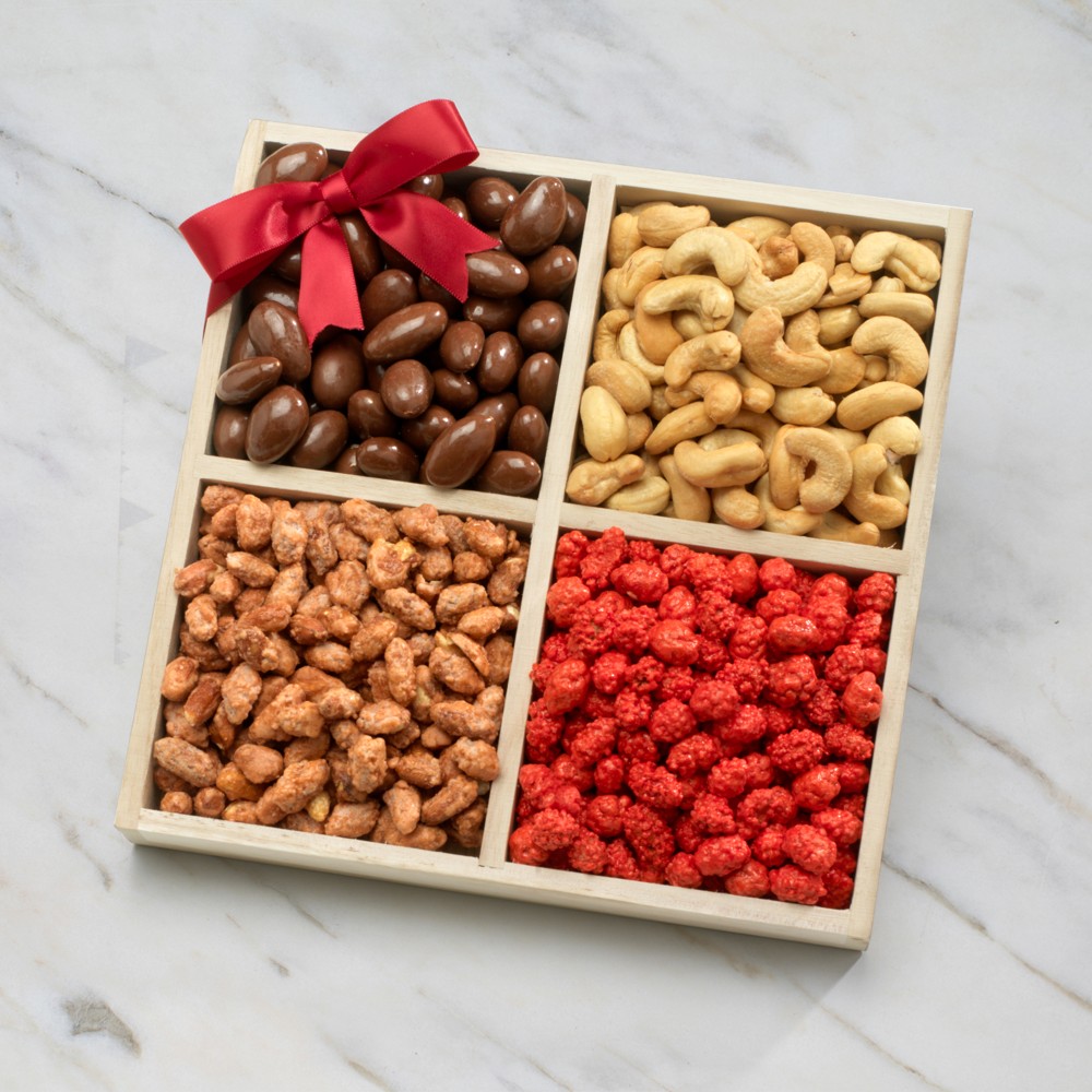 >Fancy Gourmet Nut Gift Tray