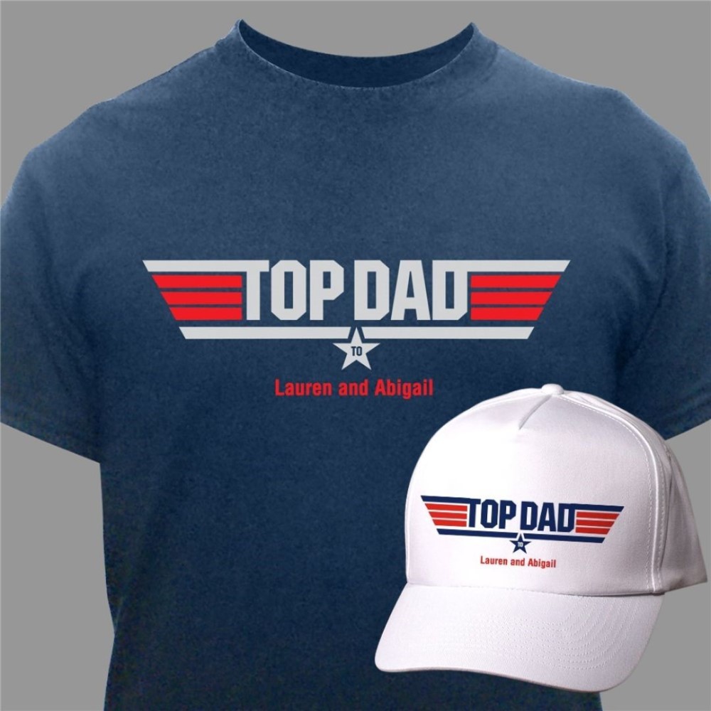 >Father's Day Top Dad T-Shirt & Hat