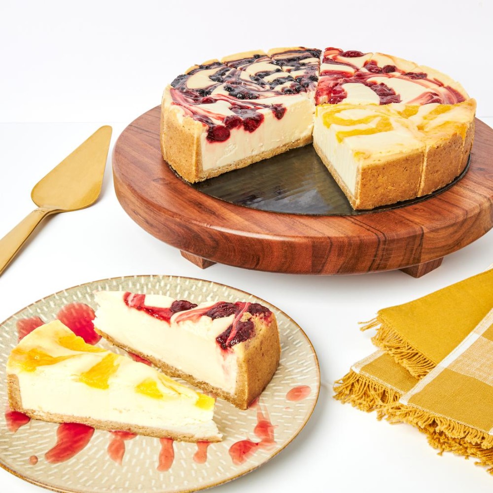 >Fruit Cheesecake Sampler