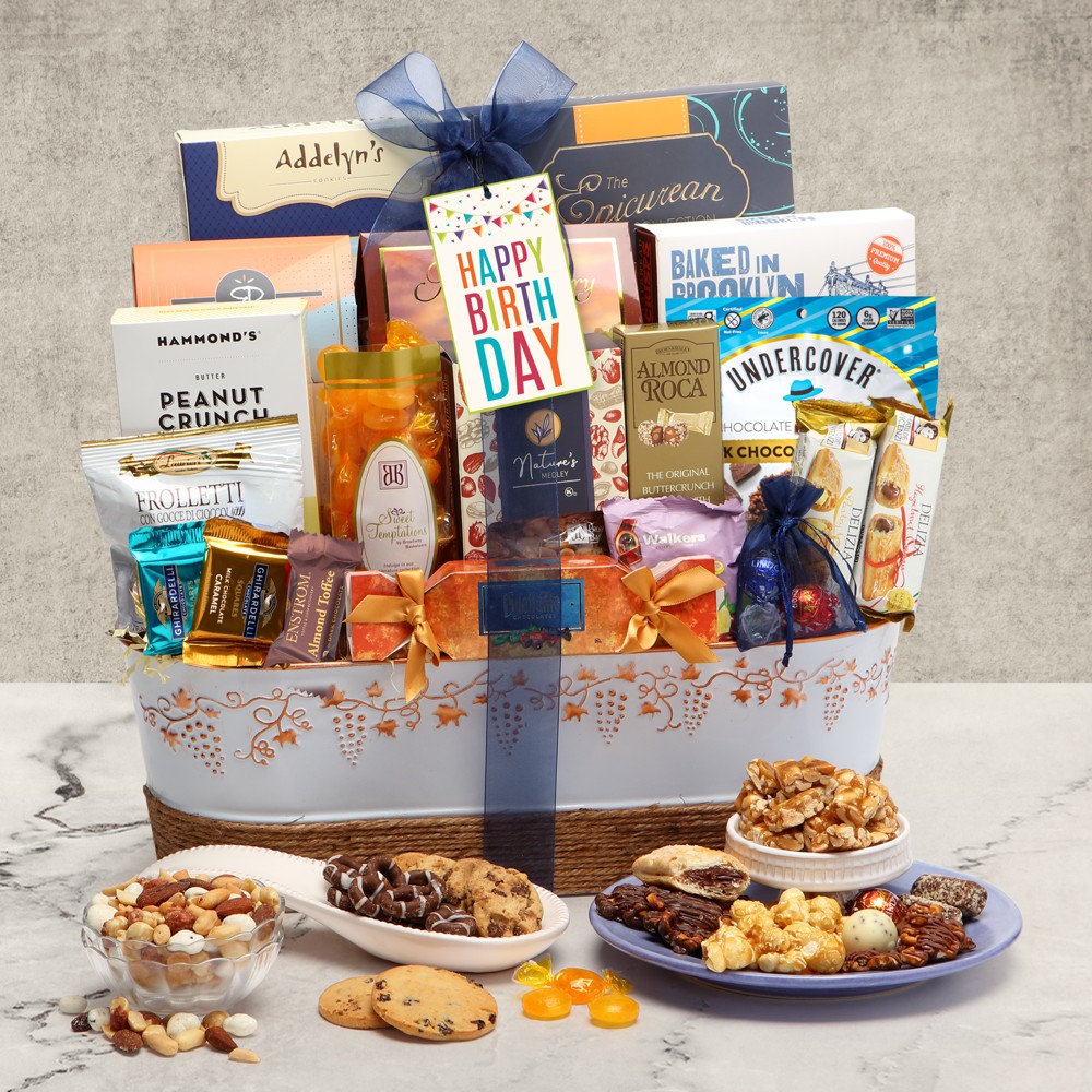 >Gourmet Sweets Birthday Gift Basket