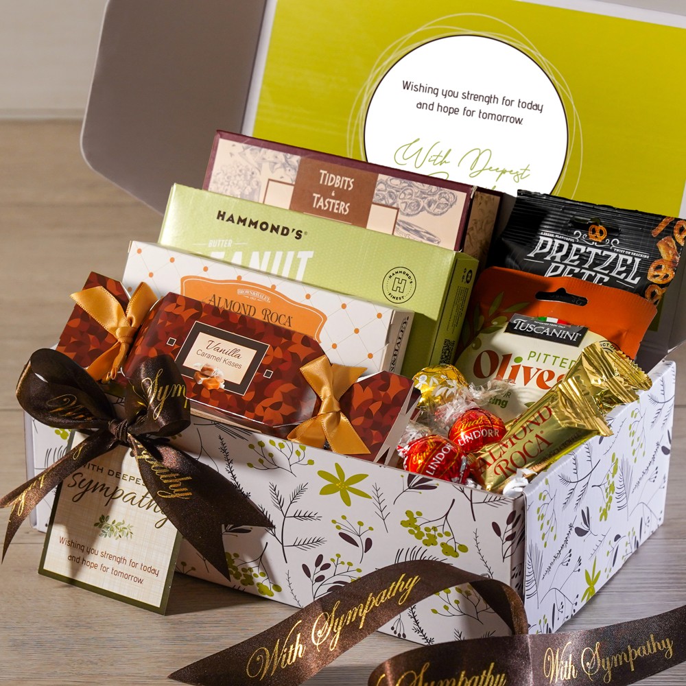 >Gourmet Sympathy Gift Box