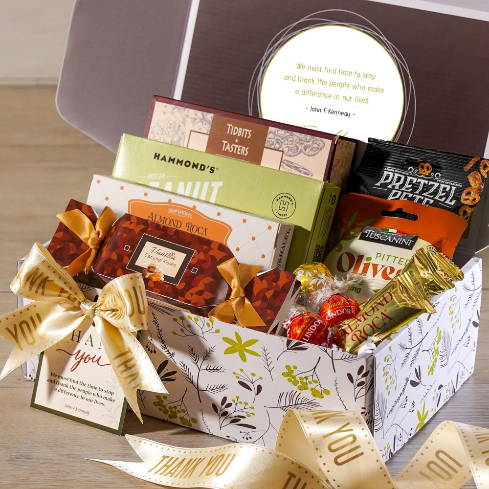 >Gourmet Thank You Gift Box