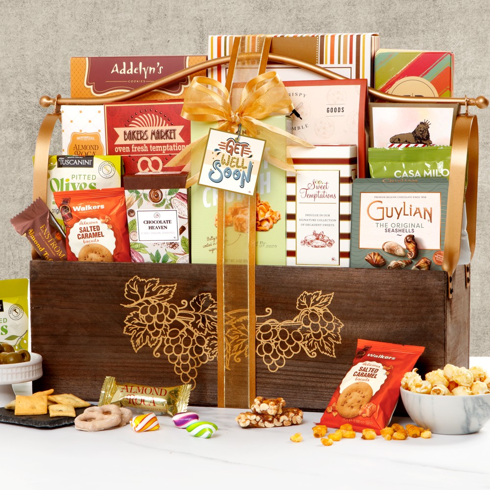 >Grand Assortment Get Well Gift Basket