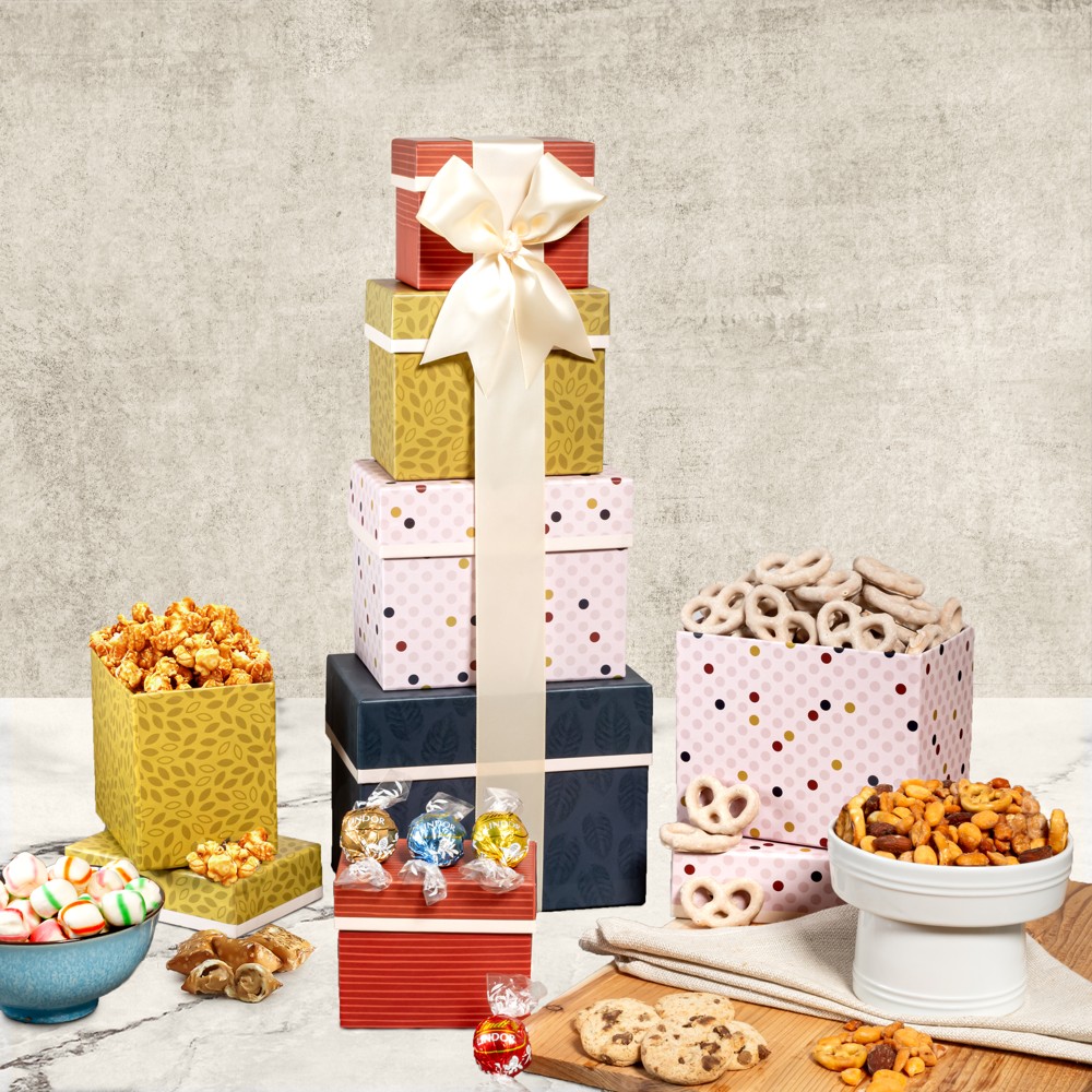 Holiday Sweets Gift Tower