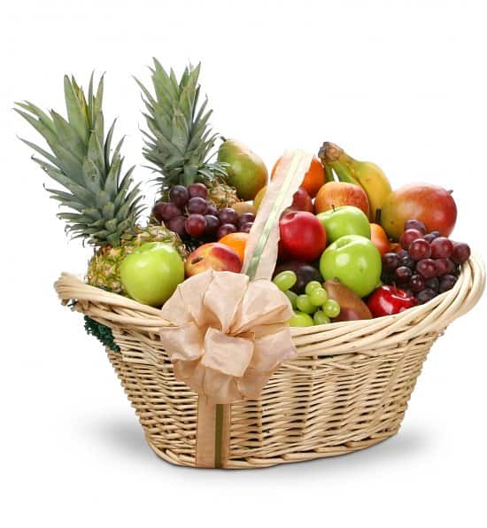 Fresh Fruit Gift Basket by BroadwayBasketeers.com