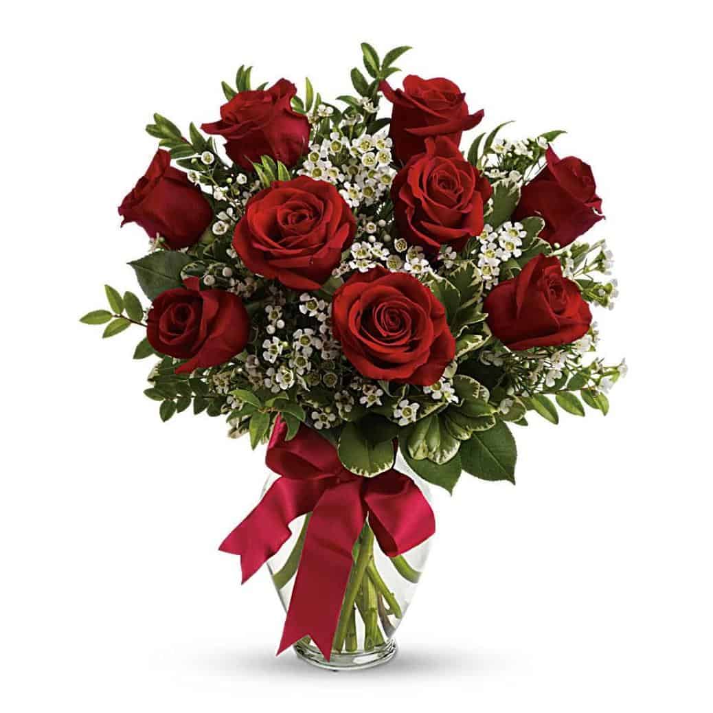 Red Roses for Mom by BroadwayBasketeers.com