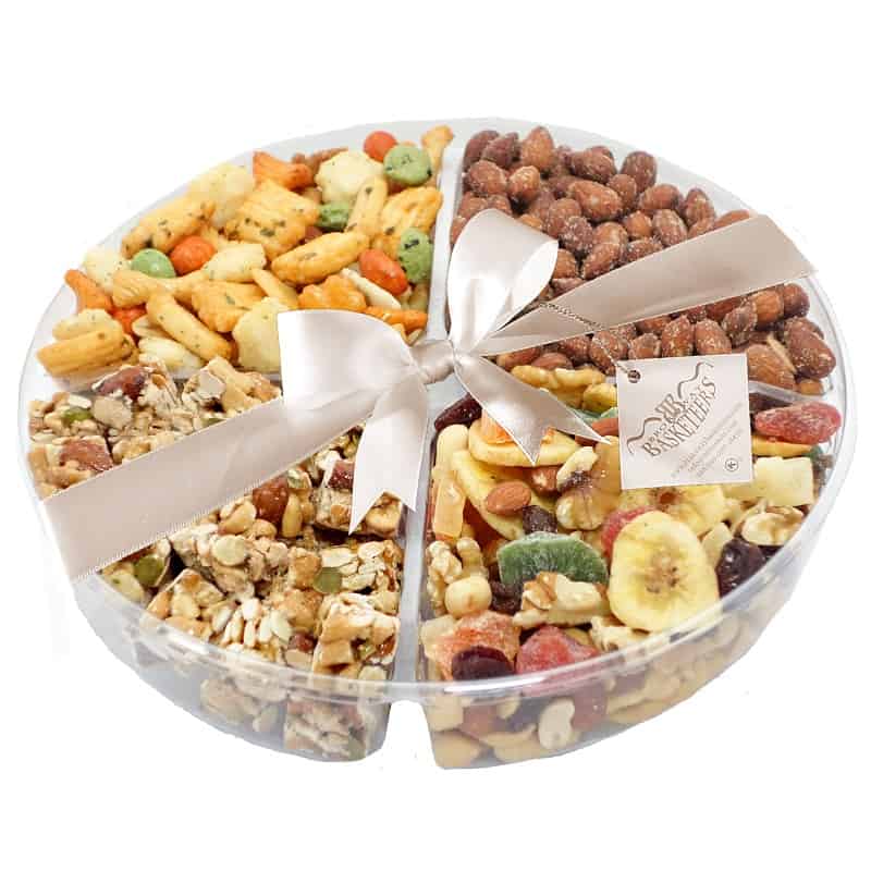 Buy Our Snackers Delight Gift Tray At Broadwaybasketeers.com