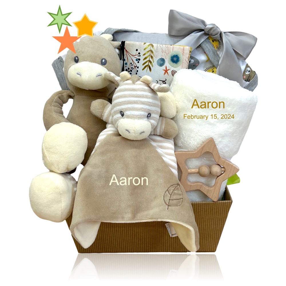 Little Safari Baby Gift Basket