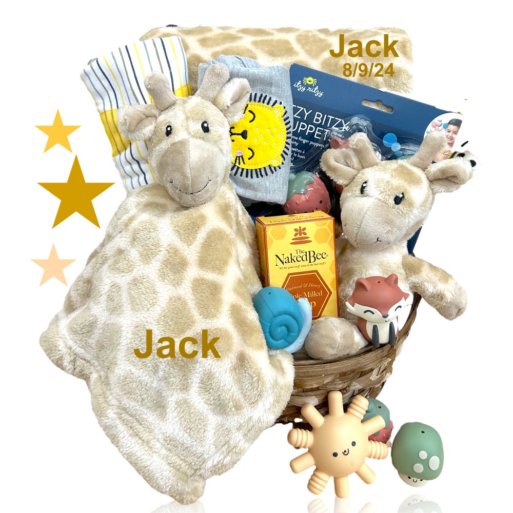 >Little Safari Baby Gift Basket