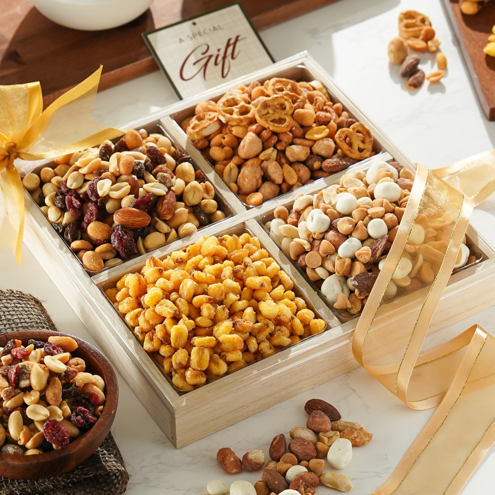 >Nutty Assortment Gift Tray