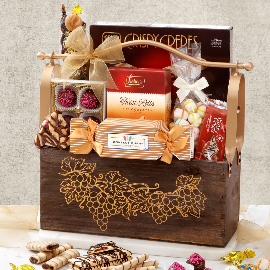 >Oak & Vines Purim Gift Basket