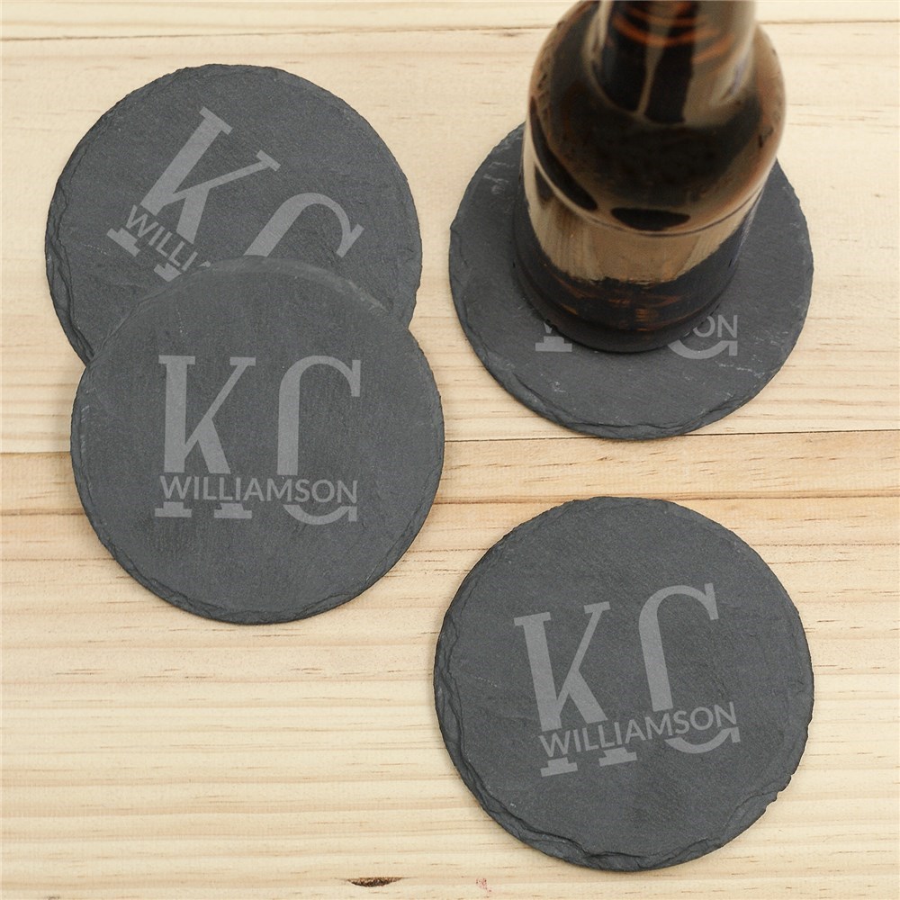 Personalized Couple's Coaster Set