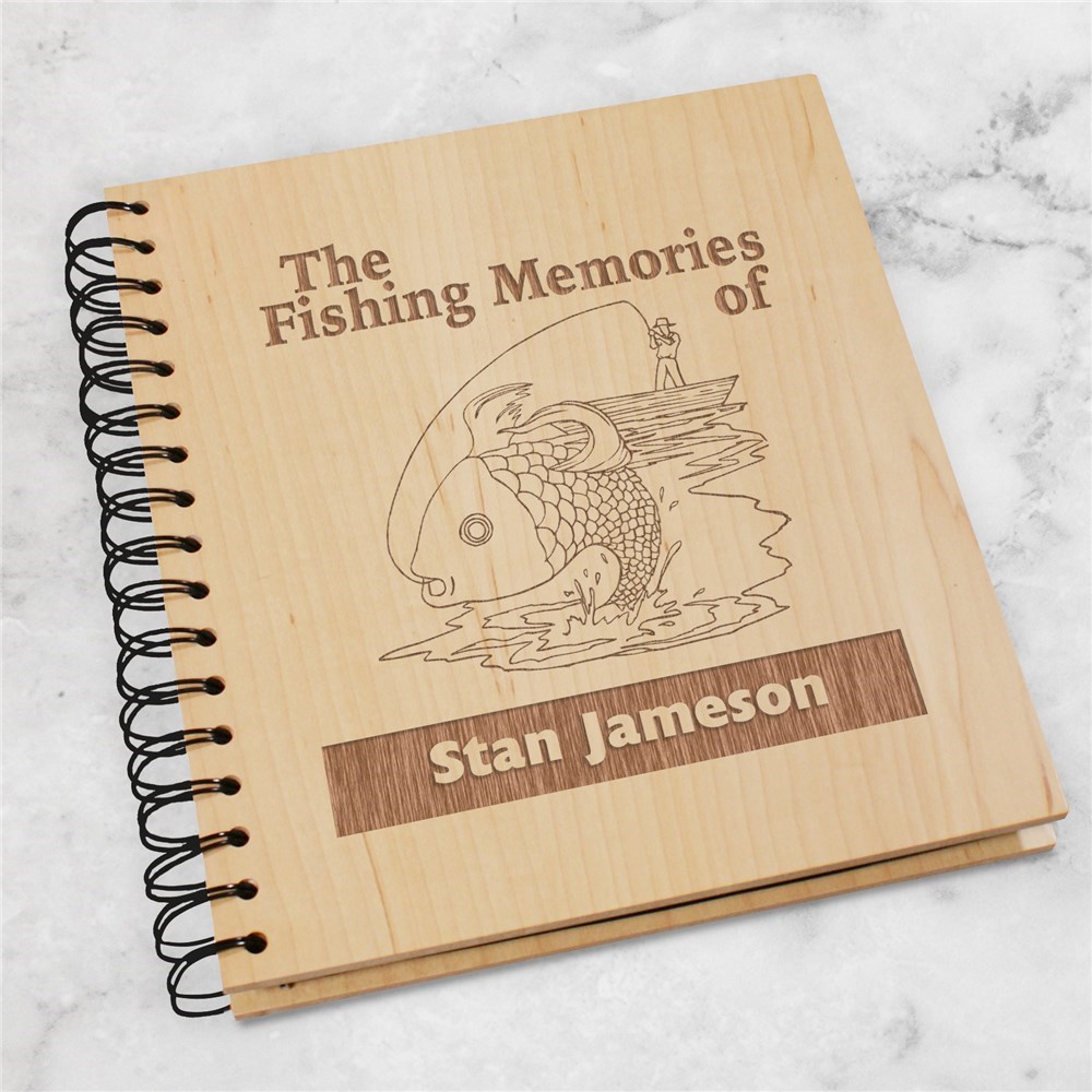 >Personalized Fishing Photo Album