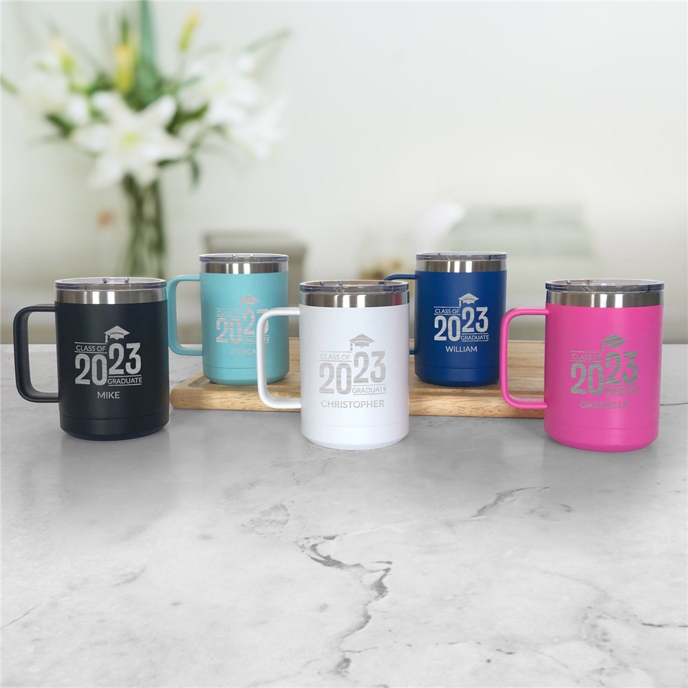 >Personalized Insulated Graduation Mug