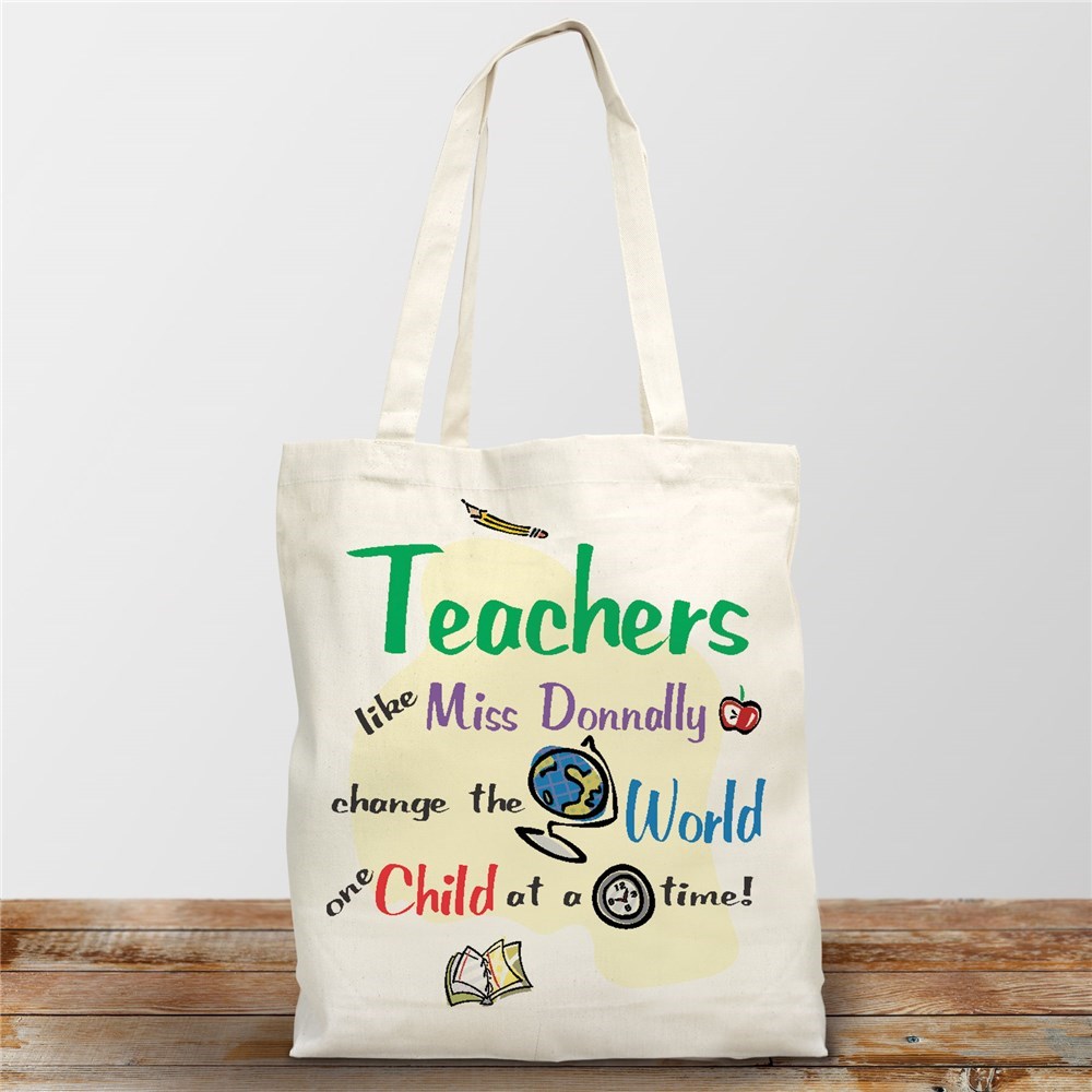 >Personalized Tote Bag For Teachers