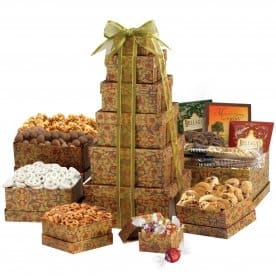 Gourmet Christmas Baskets &amp; Christmas Gift Towers | Broadway Basketeers