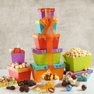 Birthday Gift Basket Delivery | Birthday Gift Tower