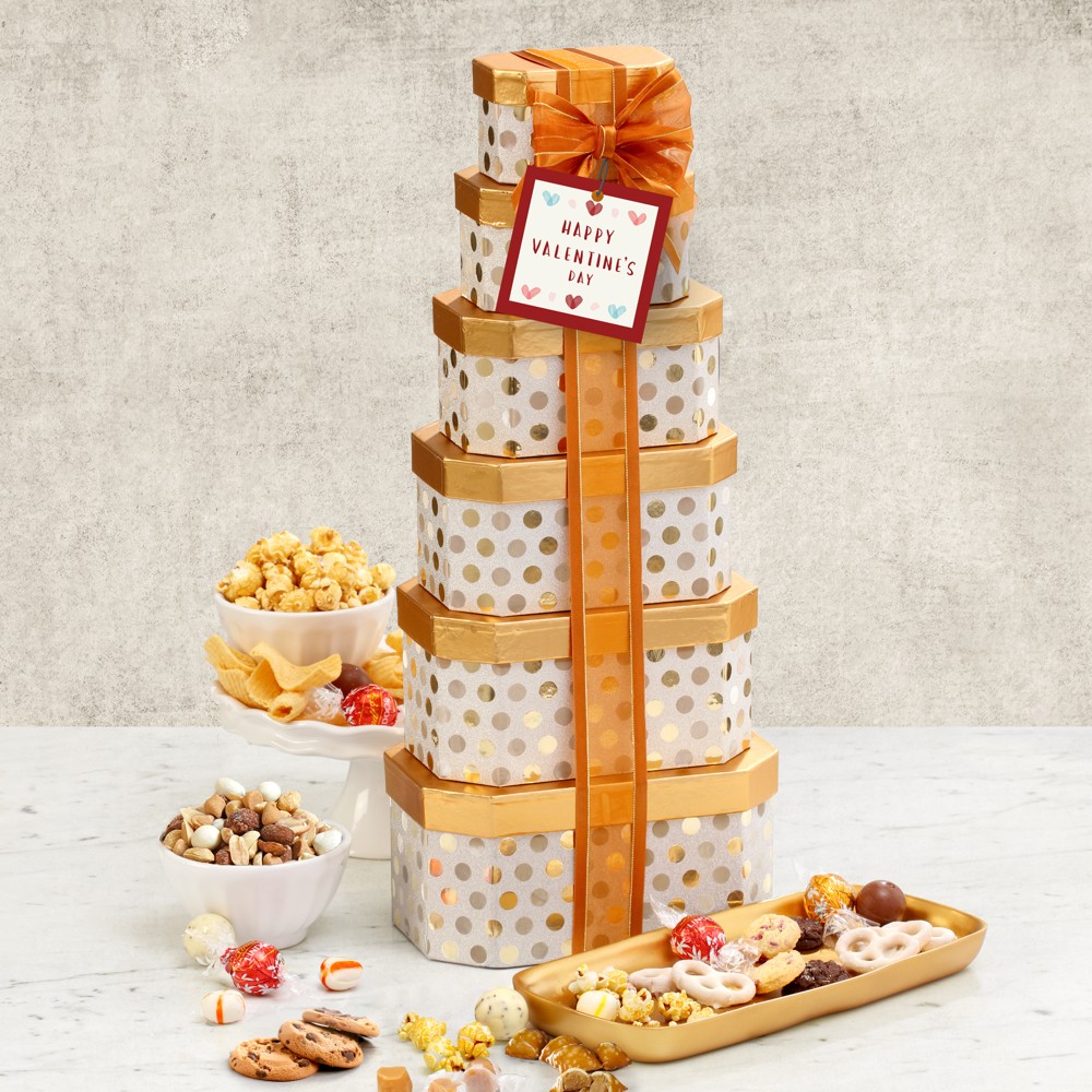 >Valentines Day Towering Heights Gift Tower