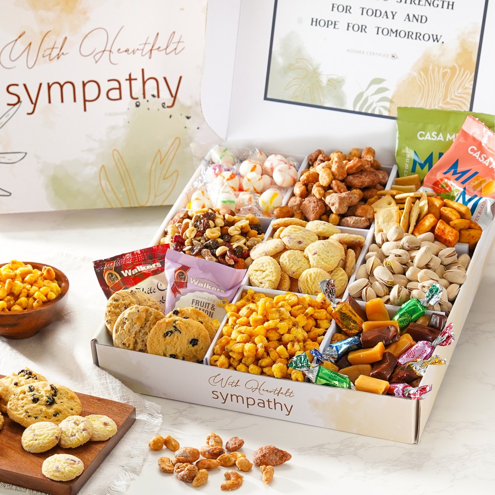 With Sympathy Sectional Gift Box